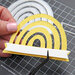 Scrapbook.com - Decorative Die and Photopolymer Stamp Set - Rainbow Wishes - Bundle