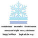 Scrapbook.com - Decorative Die and Photopolymer Stamp Set - Snowflake Winter Wishes - Bundle