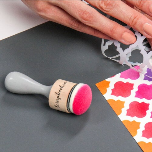 Ink Paints Mixing Blending Tool Mini Round Foam Refills, for Scrapbooking  Craft, Control of Ink Placement, No More Inky Fingers Ink Blending Tool  with
