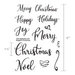 Scrapbook.com - Clear Photopolymer Stamp Set - Elegant Christmas