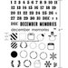 Scrapbook.com - Clear Photopolymer Stamp Set - North Pole Numbers for December Days