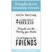 Scrapbook.com - Clear Photopolymer Stamp Set - You and Me Quotes and Sayings 2