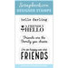 Scrapbook.com - Clear Photopolymer Stamp Set - You and Me Quotes and Sayings 2