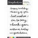 Scrapbook.com - Clear Photopolymer Stamp Set - Sentiments for Every Day