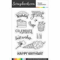 Clear Photopolymer Stamp Set - Sweet Celebration