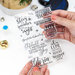 Scrapbook.com - Clear Photopolymer Stamp Set - Good Tidings of Great Joy