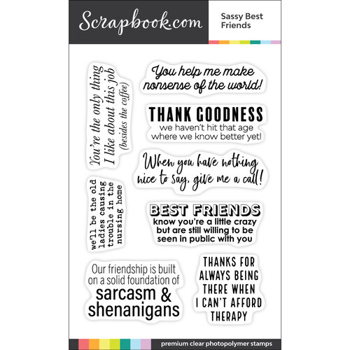 Scrapbookcom Best Friends Forever stamp set
