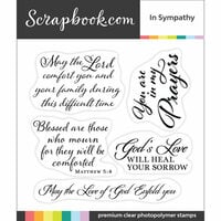 Scrapbook.com - Clear Photopolymer Stamp Set - In Sympathy