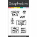 Scrapbook.com - Clear Photopolymer Stamp Set - Best Year Ever
