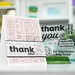 Scrapbook.com - Clear Photopolymer Stamp Set - Thanks a Bunch