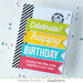 Scrapbook.com - Clear Photopolymer Stamp Set - Happy Birthday to You