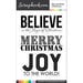 Scrapbook.com - Clear Photopolymer Stamp Set - Big and Bold Christmas