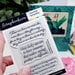 Scrapbook.com - Clear Photopolymer Stamp Set - Heartfelt Sympathy