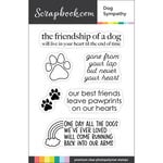 Scrapbook.com - Clear Photopolymer Stamp Set - Dog Sympathy