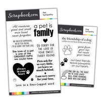 Scrapbook.com - Clear Photopolymer Stamp Set - Pet Sympathy Bundle
