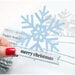 Scrapbook.com - Clear Photopolymer Stamp Set - Merry Sentiments