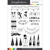 Scrapbook.com - Clear Photopolymer Stamp Set - Let it Snow