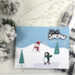 Scrapbook.com - Clear Photopolymer Stamp Set - Let it Snow