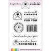 Scrapbook.com - Clear Photopolymer Stamp Set - Cards for Kindness Mini