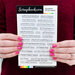 Scrapbook.com - Clear Photopolymer Stamp Set - Wordfetti - Oh So Happy