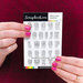 Scrapbook.com - Clear Photopolymer Stamp Set - Mini Caps Bundle