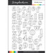 Scrapbook.com - Clear Photopolymer Stamp Set - Brooklyn Lower