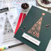 Scrapbook.com - Clear Photopolymer Stamp Set - Festive Tree and Greetings