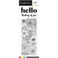  Clear Photopolymer Stamp Set - Build and Layer - Flower Fields