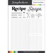 Scrapbook.com - Clear Photopolymer Stamp Set - Recipe Card Maker Bundle