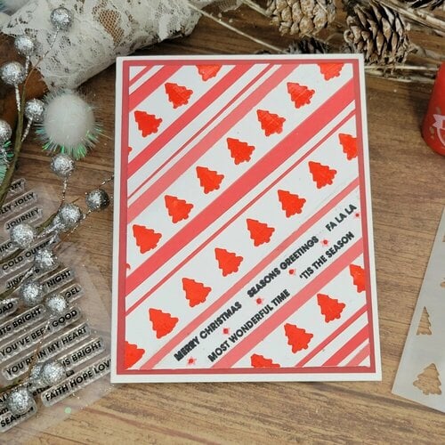  Holiday Friendly Greetings Silicone Clear Bullet Journaling  Supplies Stamps Bookmarks Notebook Album Paper for Card Making Decoration  and Scrapbooking Crafting (Invitation Card-Style A) : Arts, Crafts & Sewing