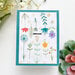 Scrapbook.com - Clear Photopolymer Stamp Set - Build and Layer - Flower Fields
