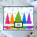 Scrapbook.com - Clear Photopolymer Stamp Set - Build and Layer - Christmas Trees
