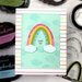 Scrapbook.com - Clear Photopolymer Stamp Set - Build and Layer - Rainbows and Wishes 1