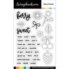 Scrapbook.com - Clear Photopolymer Stamp Set - Berry Sweet