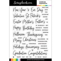 KLJUYP Happy Birthday Clear Stamps Scrapbook Paper Craft Clear stamp  scrapbooking09111