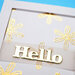 Scrapbook.com - Clear Photopolymer Stamp Set - Hello Bloom