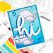Scrapbook.com - Clear Photopolymer Stamp Set - Whale Hello