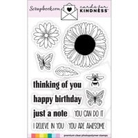 Scrapbook.com - Clear Photopolymer Stamp Set - Just a Note