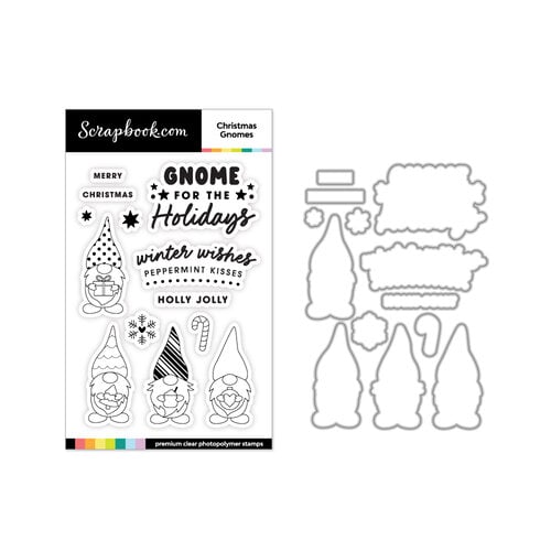 Christmas Gnomes Stamp & Die Set