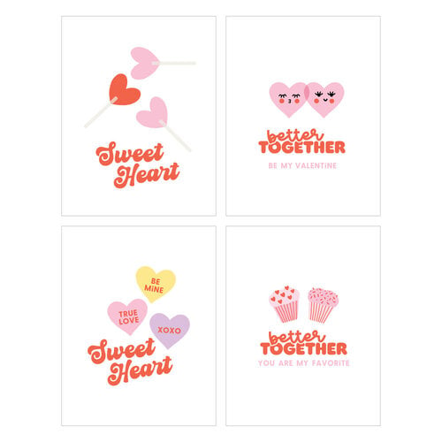 Scrapbook.com - Clear Photopolymer Stamp Set - Sweet Valentine