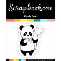 Scrapbook.com - Clear Photopolymer Stamp Set - Panda Bear