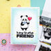 Scrapbook.com - Clear Photopolymer Stamp Set - Panda Bear