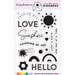 Scrapbook.com - Clear Photopolymer Stamp Set - Sunshine