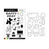 Scrapbook.com - Decorative Die and Photopolymer Stamp Set - Party Animal