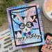Scrapbook.com - Decorative Die and Photopolymer Stamp Set - Happy Birthday