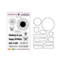 Scrapbook.com - Photopolymer Stamp Set and Coordinating Die - Just A Note