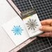 Scrapbook.com - Clear Photopolymer Stamp Set - Flurry Snowflake