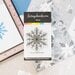 Scrapbook.com - Clear Photopolymer Stamp Set - Flurry Snowflake