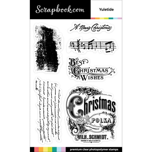 Scrapbook.com - Clear Photopolymer Stamp Set - Yuletide
