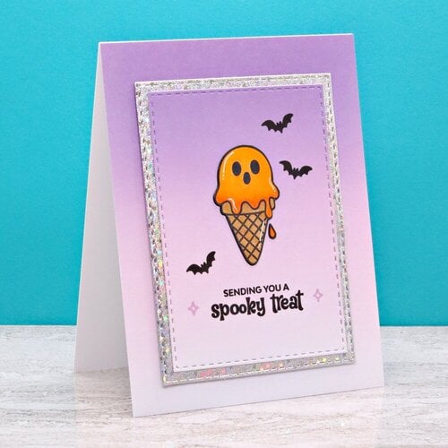 Scrapbook.com - Clear Photopolymer Stamp Set - Spooky Treat